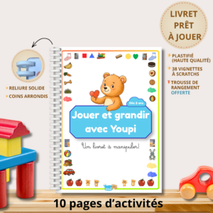 Livret d'activités <br> Dès 2 ans <br> "Jouer et grandir avec Youpi"