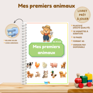 livret d'éveil- mes premiers animaux
