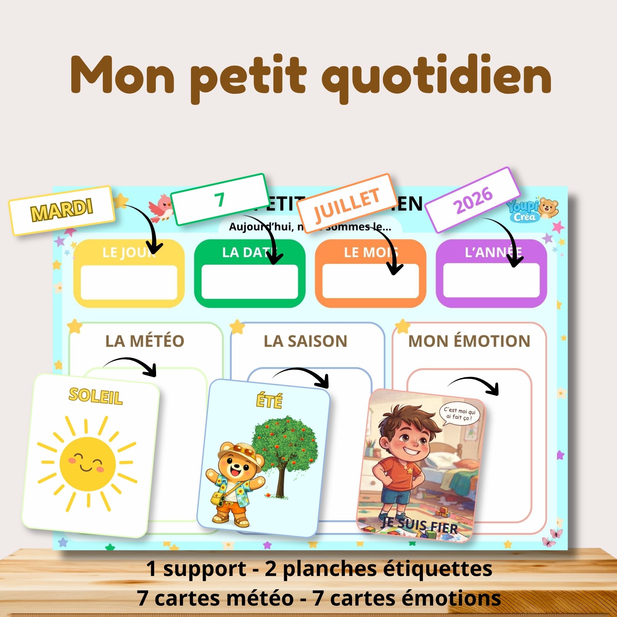 Calendrier intéractif et ludique - Mon petit quotidien – Image 4