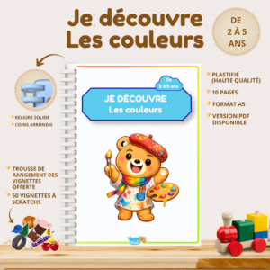 Livret d'activités, imagier pour apprendre les couleurd